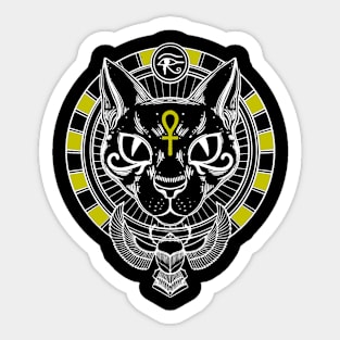 egyptian cat Sticker